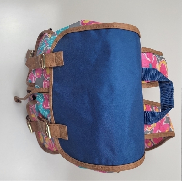 Simply Southern Floral Pocket Flap Backpack - Picture 9 of 10